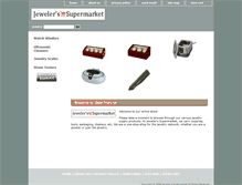 Tablet Screenshot of jewelerssupermarket.com